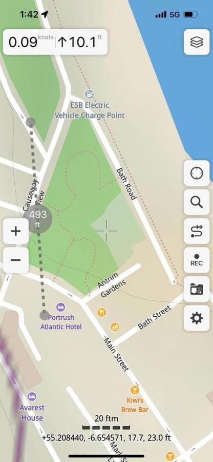 Port Pour Deux Lägenhet Portrush Exteriör bild